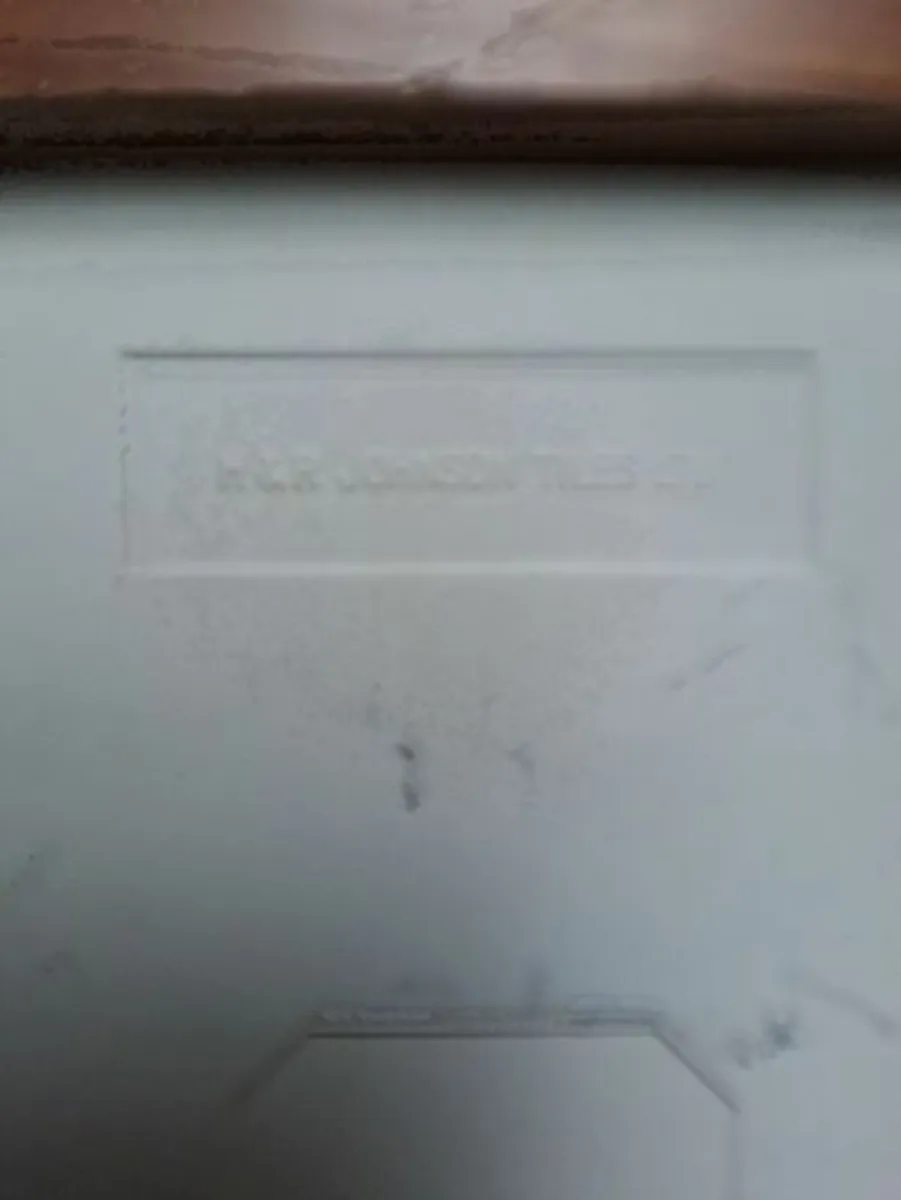 Vintage wooden cheese board with tile - Image 4