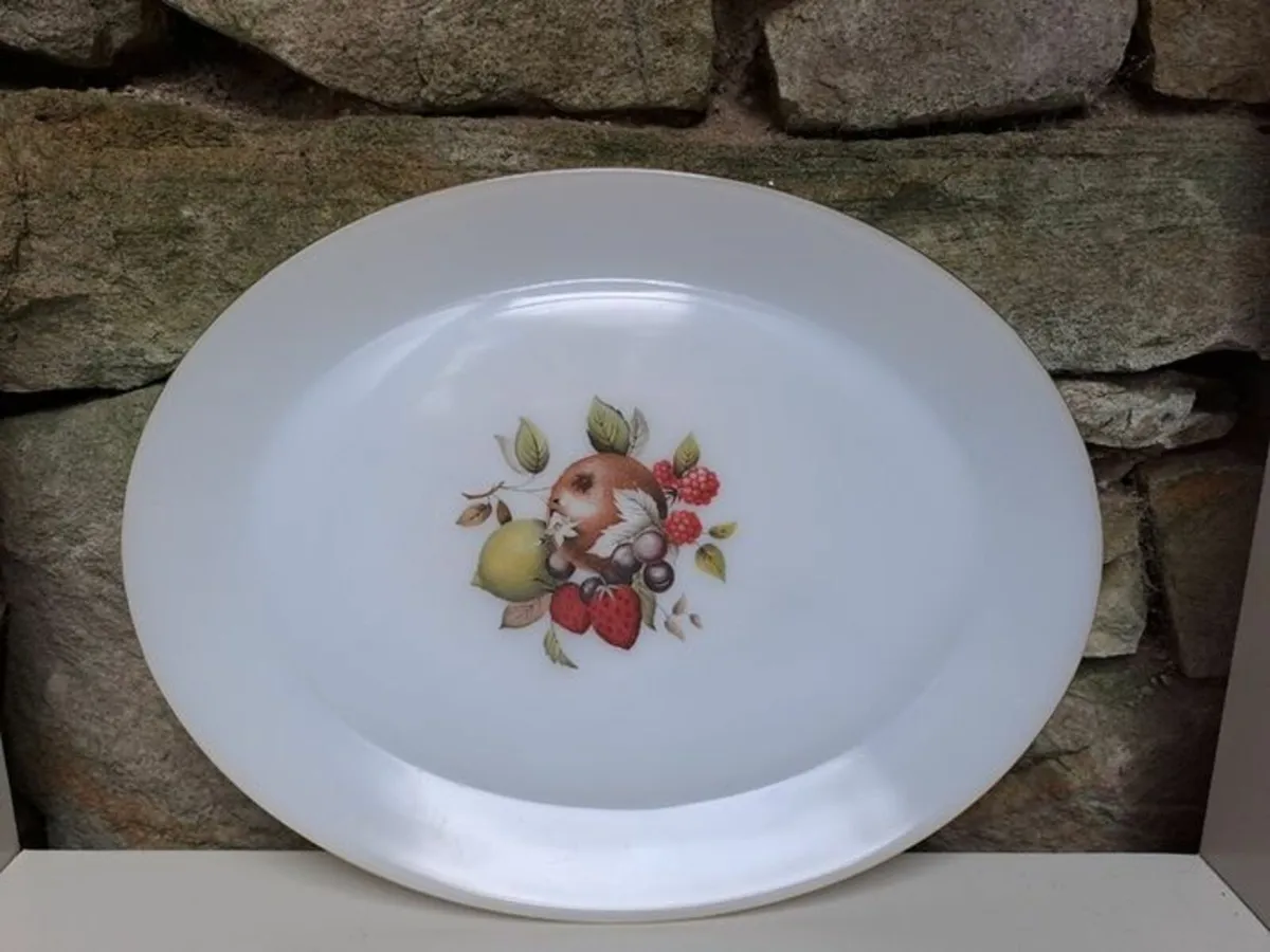 Phoenix Opalware oval platter - Image 1