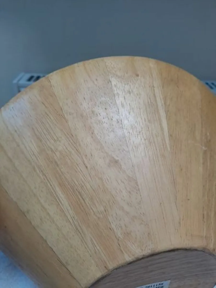 Vintage birch wood bowl - Image 3