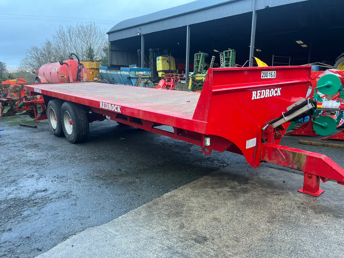 Used Redrock 28FT Flat Traler - Image 1