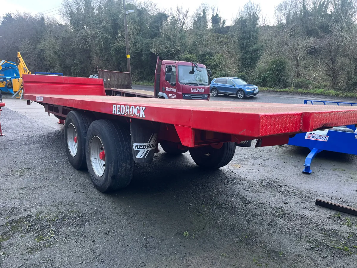 Used Redrock 28FT Flat Traler - Image 3