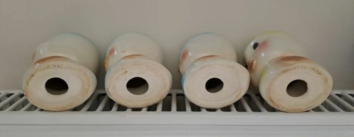 Vintage chick egg cups - Image 4