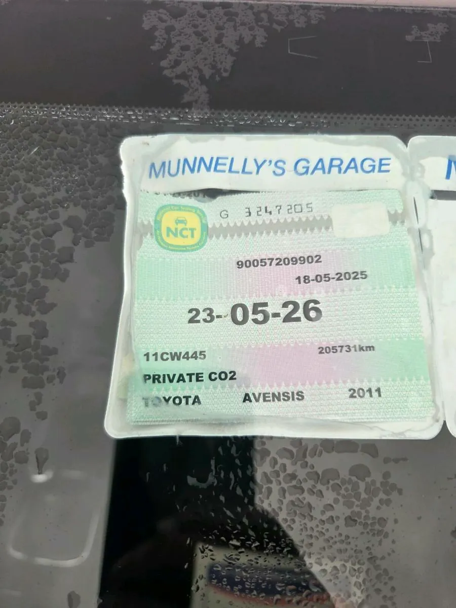 Toyota Avensis 2011 2.0D4D Nct 5/26 - Image 3