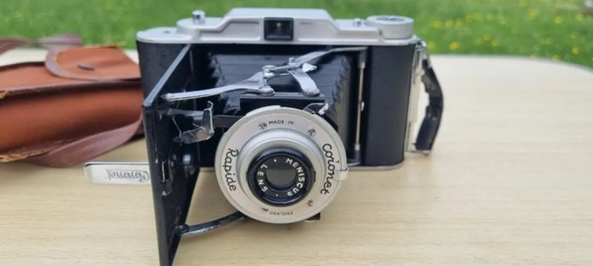 Coronet Rapide vintage 120 film folding camera - Image 4