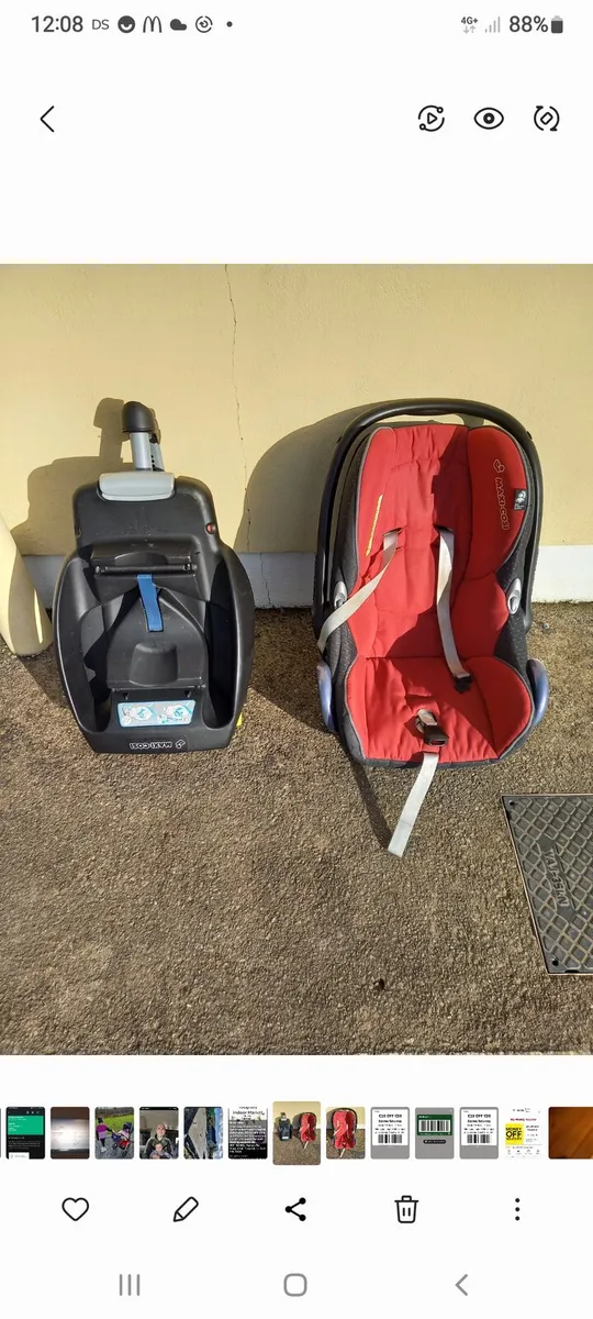 Maxi cosi baby car seat - Image 2