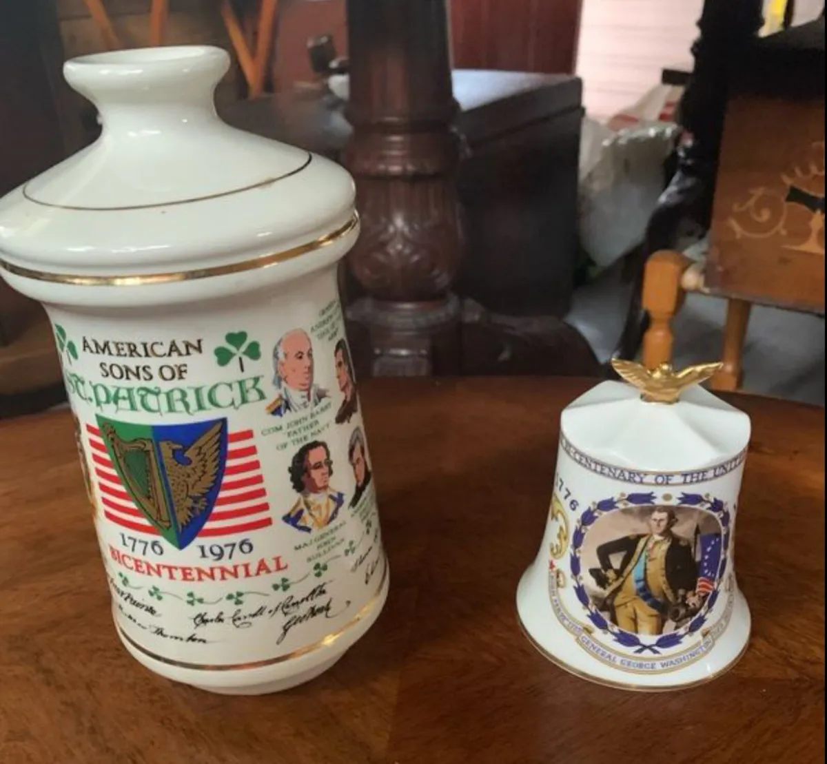 1976  decanter and bell - Image 1