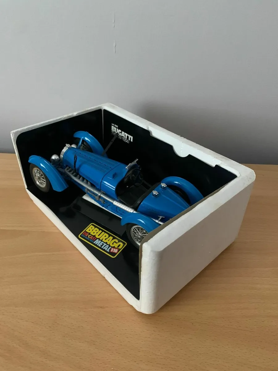 1934 Bugatti Type 59 1/18 Burago Model Car - Image 2