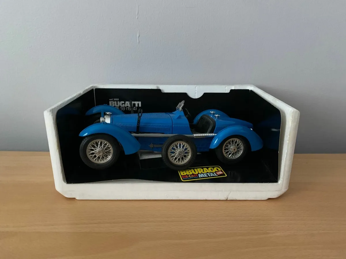 1934 Bugatti Type 59 1/18 Burago Model Car - Image 3