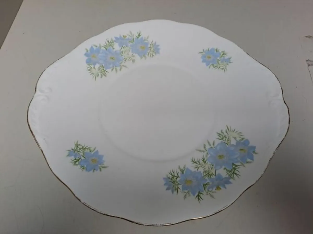 Vintage cake plate Queen Anne - Image 3