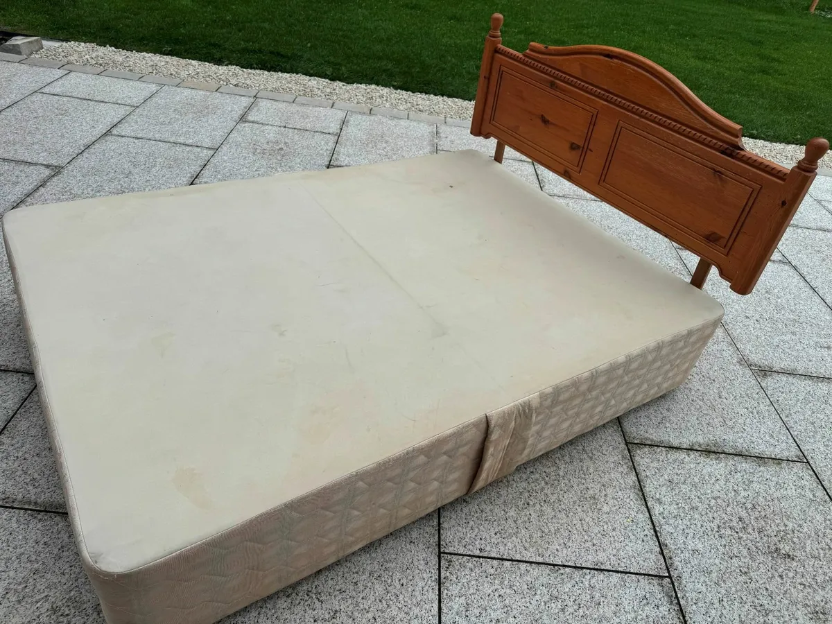 4' 6" Divan Base and Headboard - Image 2