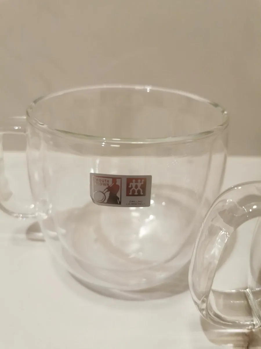 Zwilling glass cups x 2 - Image 1