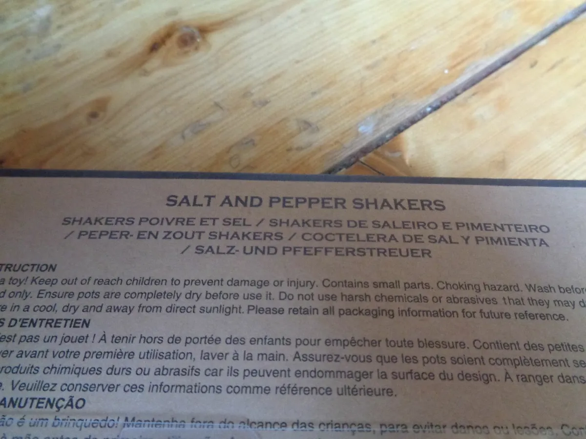 Moustache Salt & Pepper Shakers for Sale - Image 3