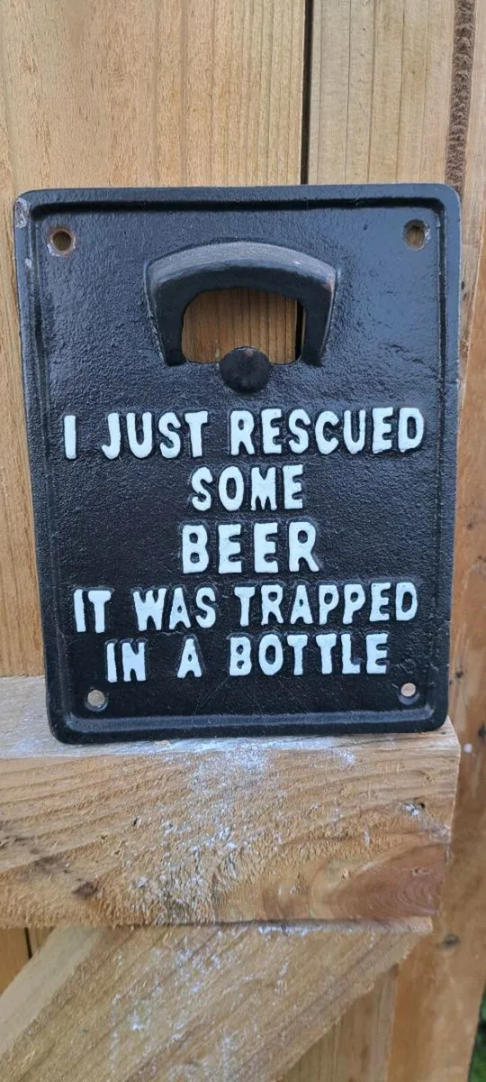 Cast iron  beer opener