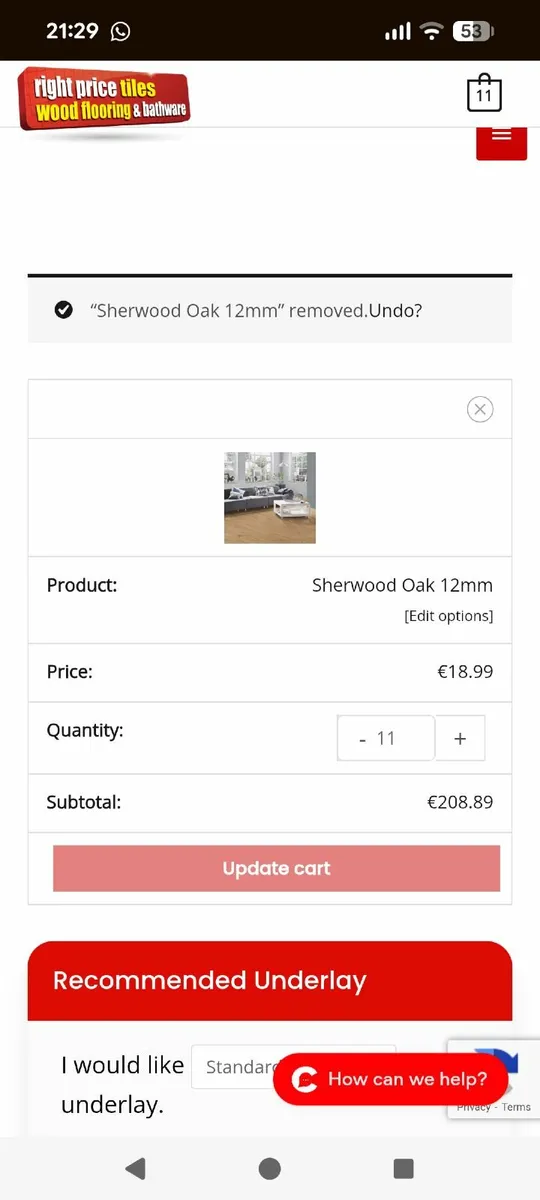 "Sherwood Oak" Laminate Flooring - Image 2