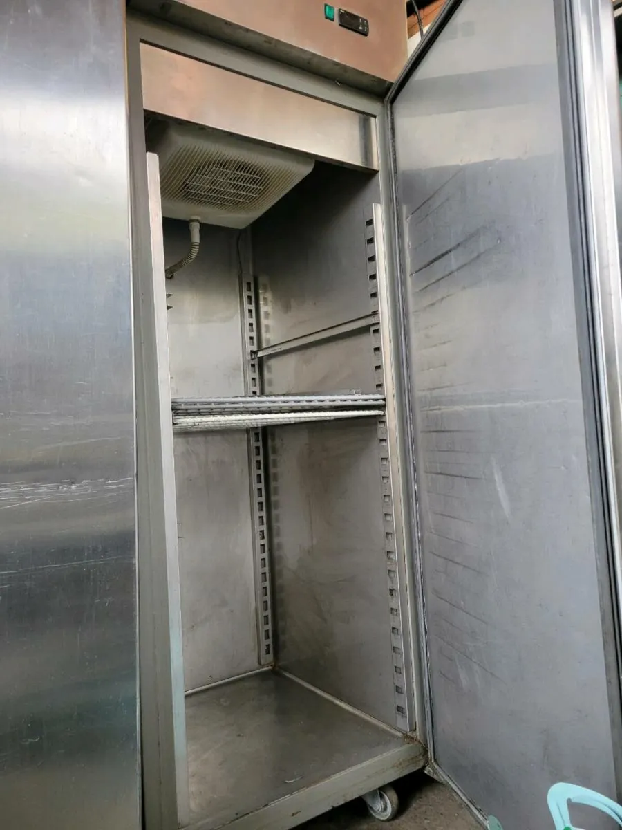 Fridge Upright Stainless Steel Fridge - Image 4