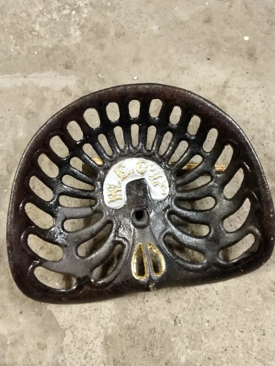 Antique cast seat by W.E. & Co Ltd - Image 2
