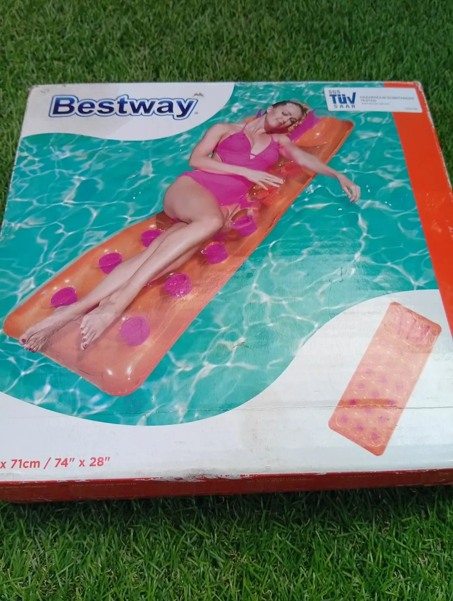 Brand New Inflatable Air Lounge Mattress bed float - Image 1