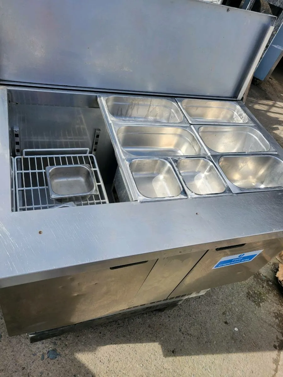 Fridge Saladette Stainless Steel Fridge - Image 2