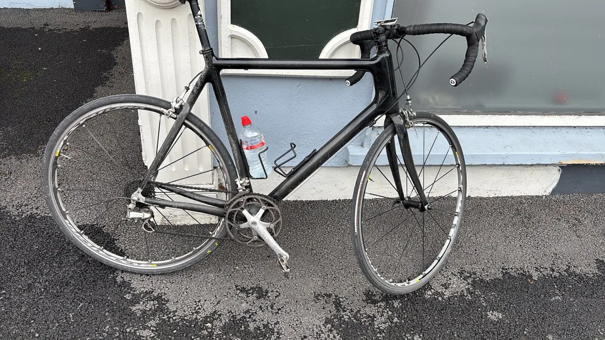 Full carbon road bike and turbo - Image 1
