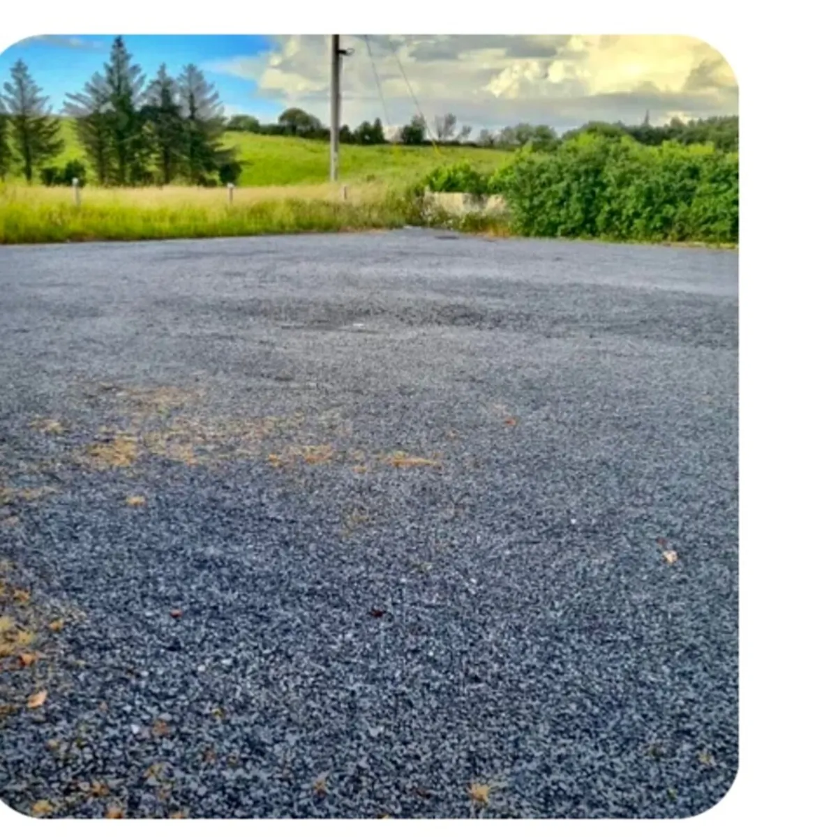 Outdoor parking area for rent