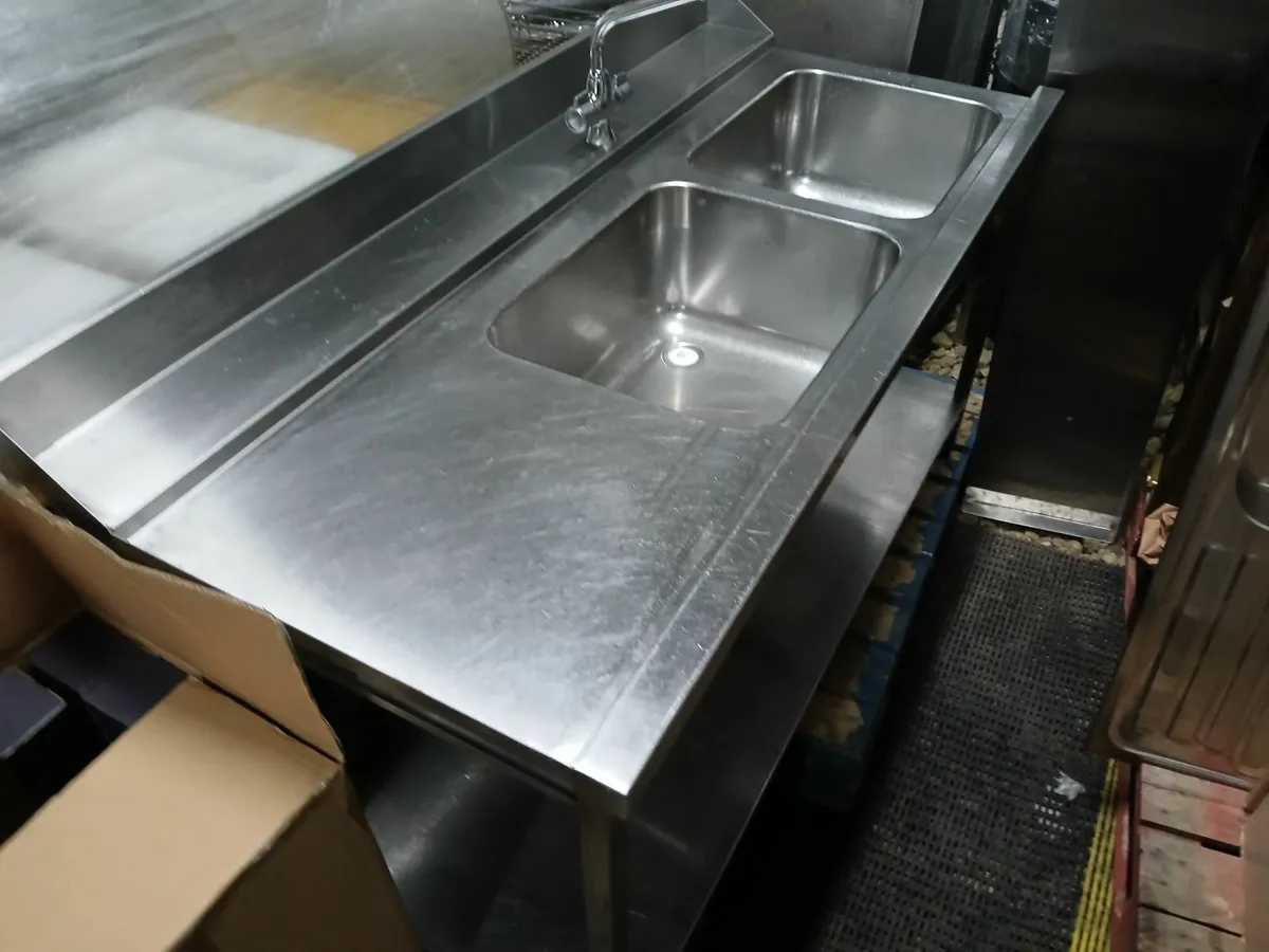 Staneless steel cabbinet sink unit complete - Image 2