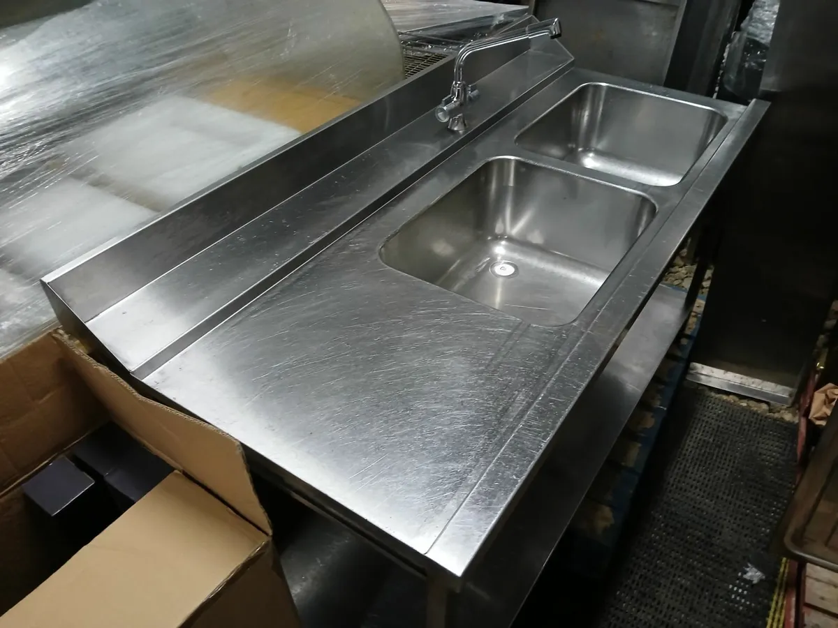 Staneless steel cabbinet sink unit complete - Image 3