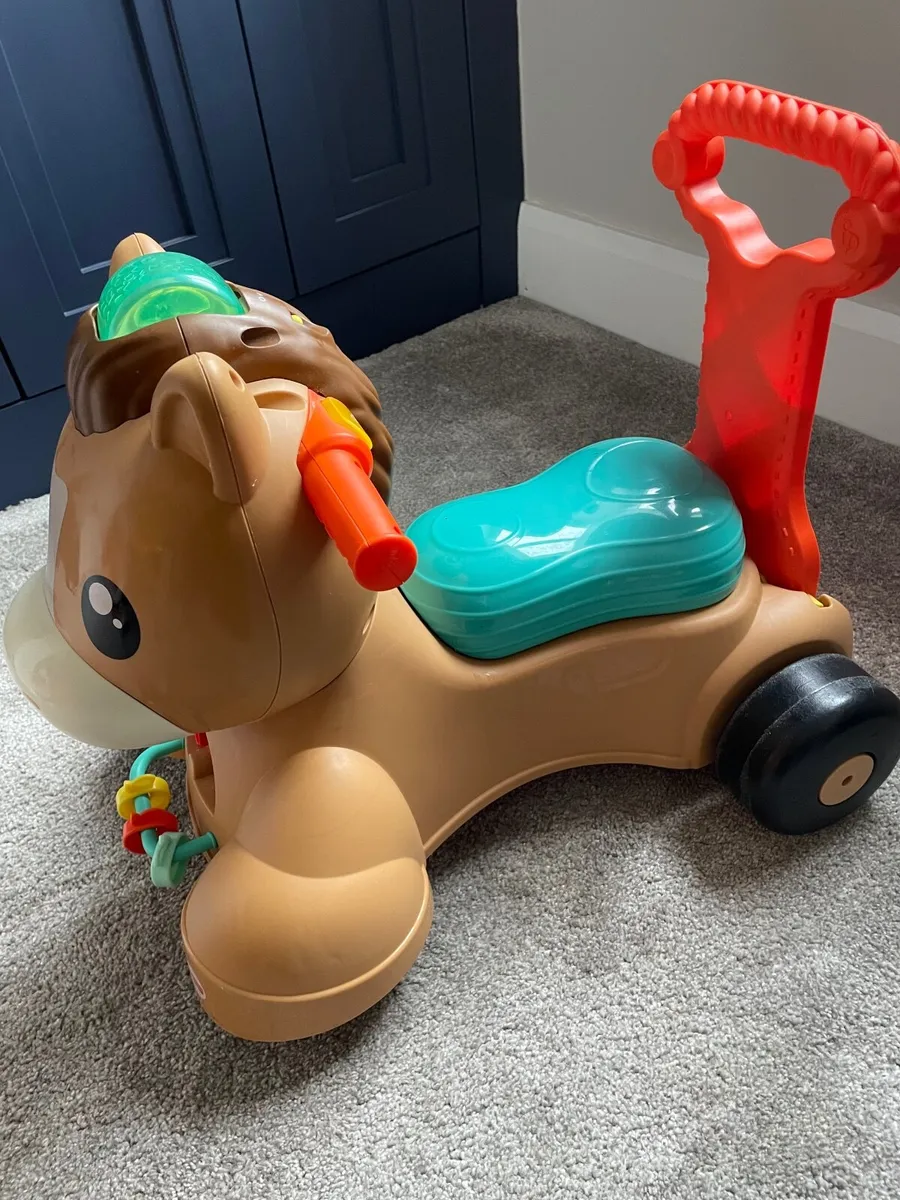 Fisher-Price Walk, Bounce, Ride Pony Baby Walker - Image 1