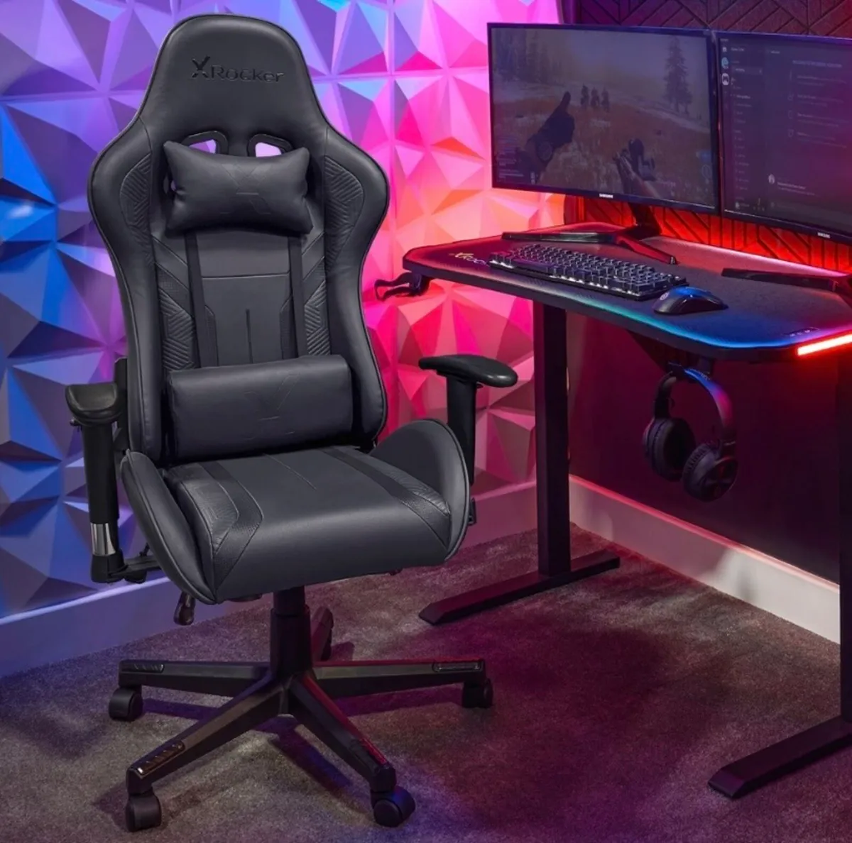 X Rocker Strike+ eSports Office Gaming Chair - Image 2