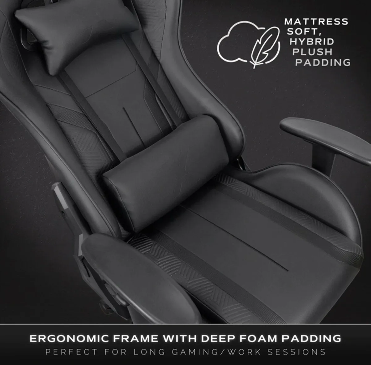 X Rocker Strike+ eSports Office Gaming Chair - Image 3