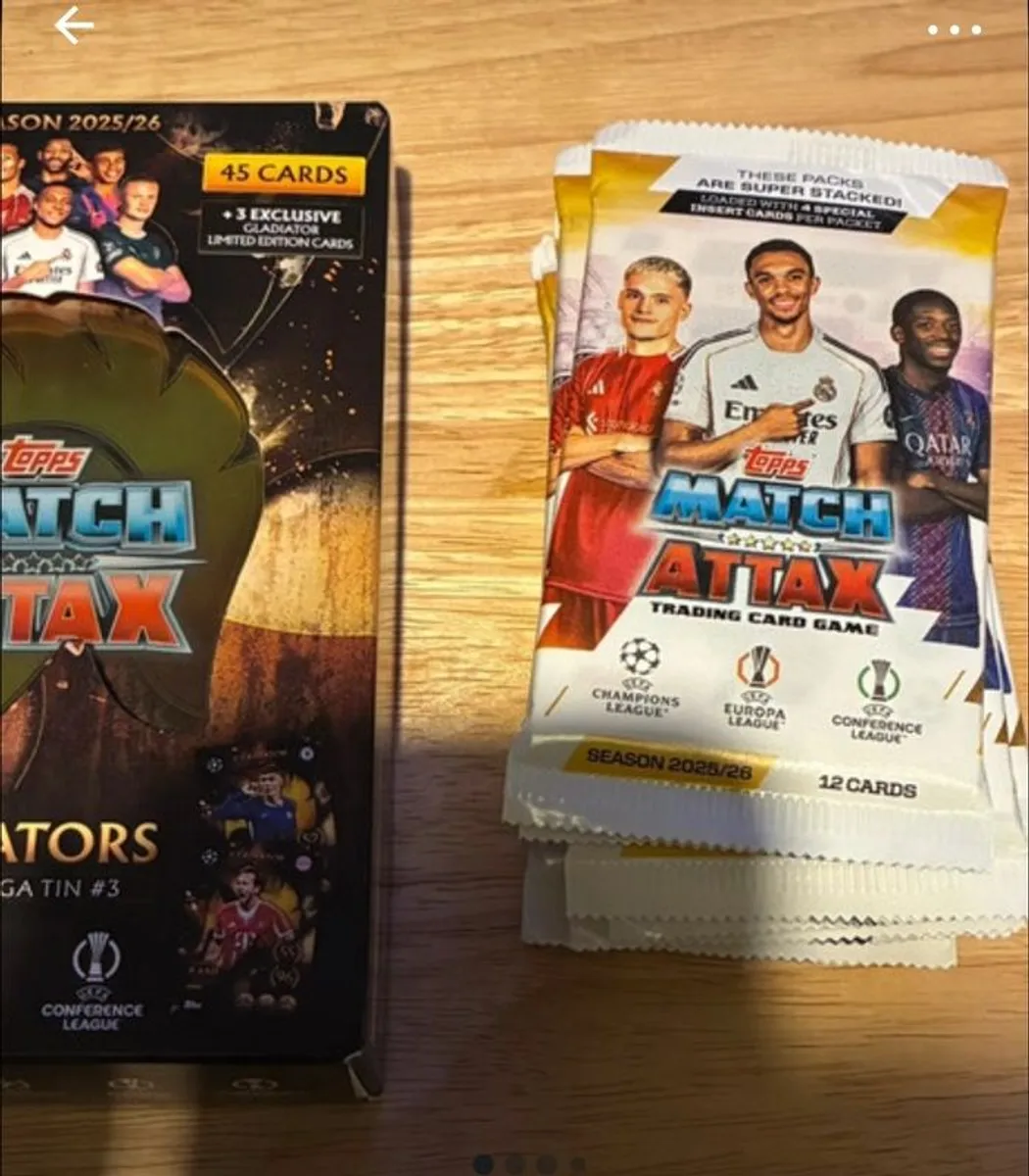 Topps match attax mystery packs - Image 1