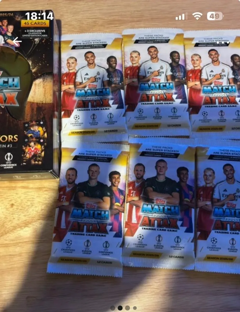 Topps match attax mystery packs - Image 2