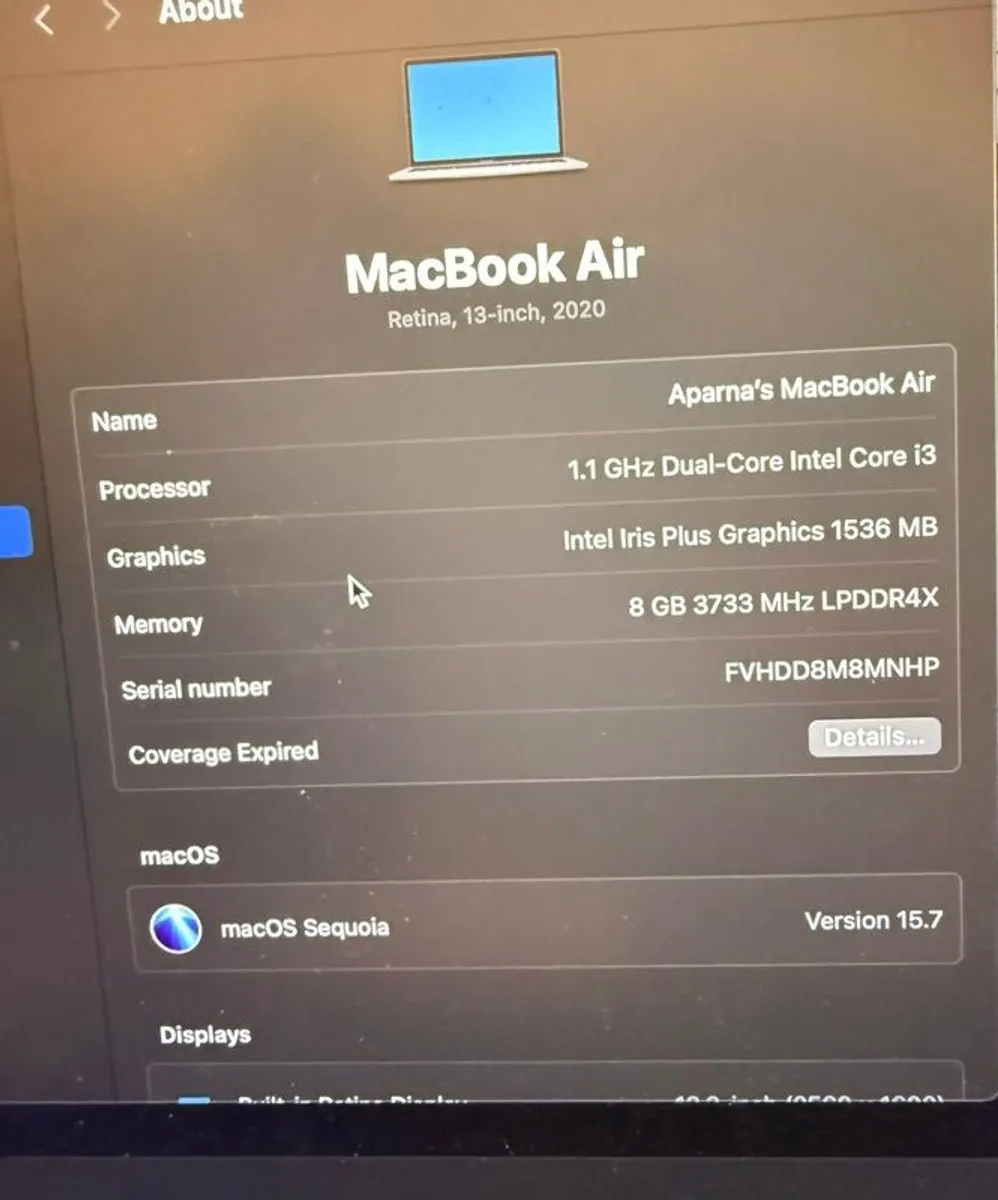 MacBook Air 13-inch 8 GB (2020) - Image 2