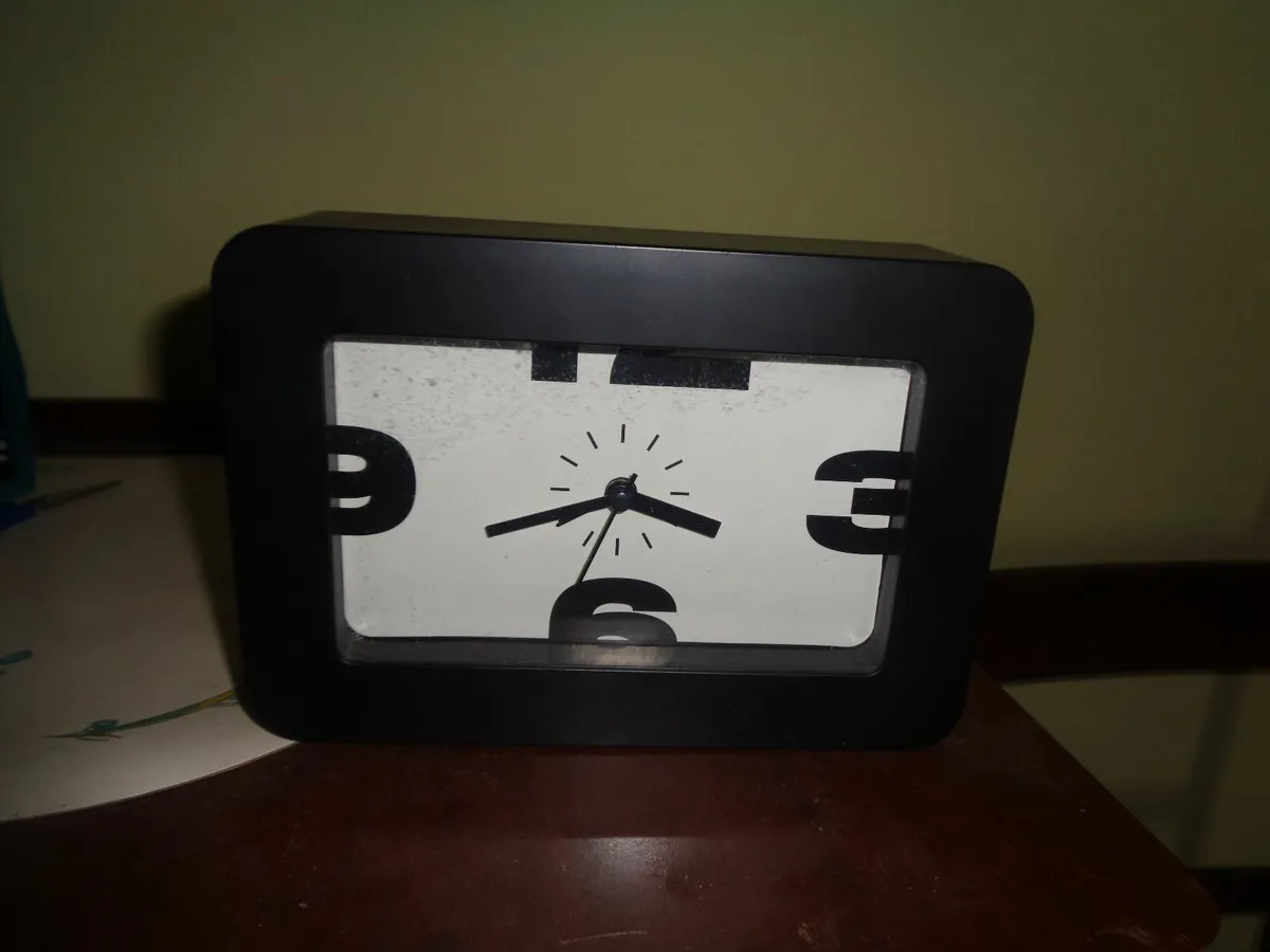 Black Alarm Clock for Sale - Image 1