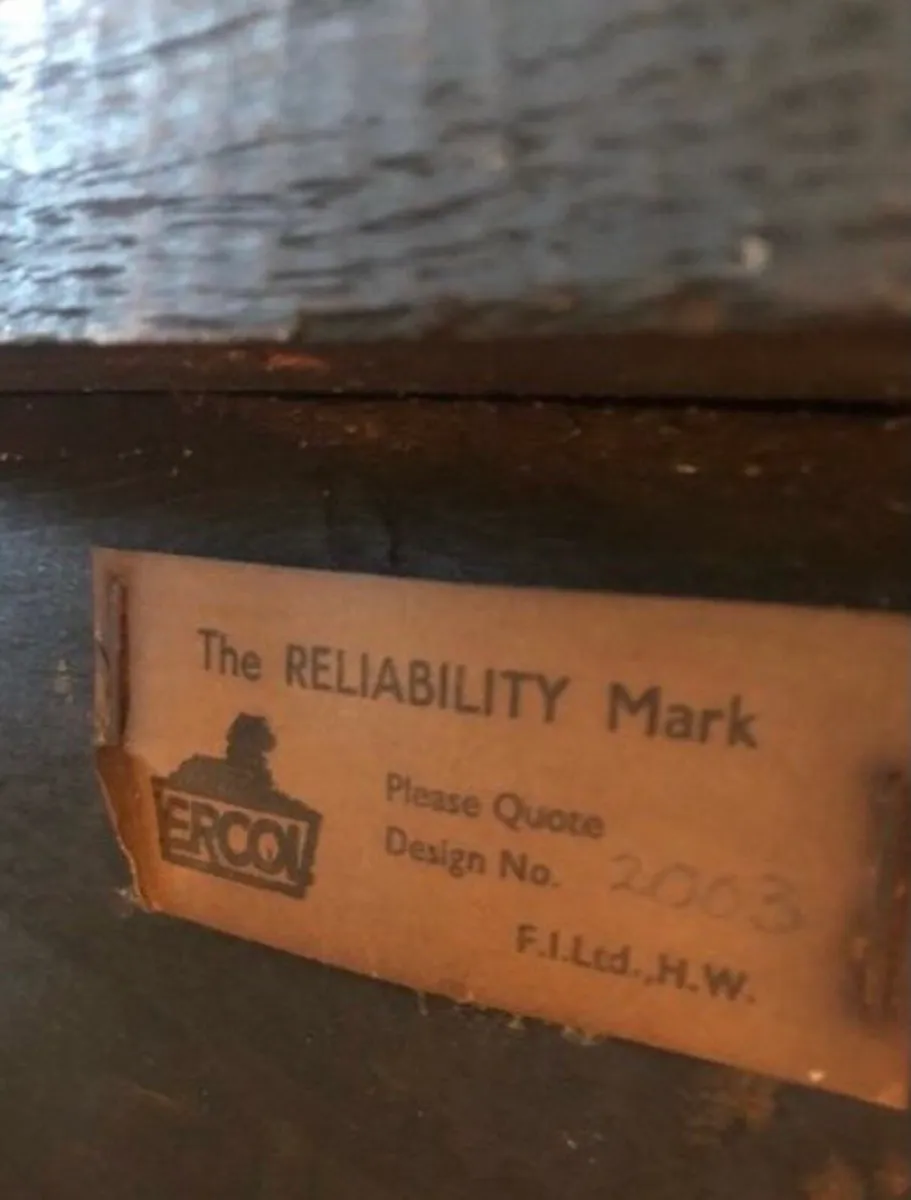 Mid Century Tall Console Table - Image 2