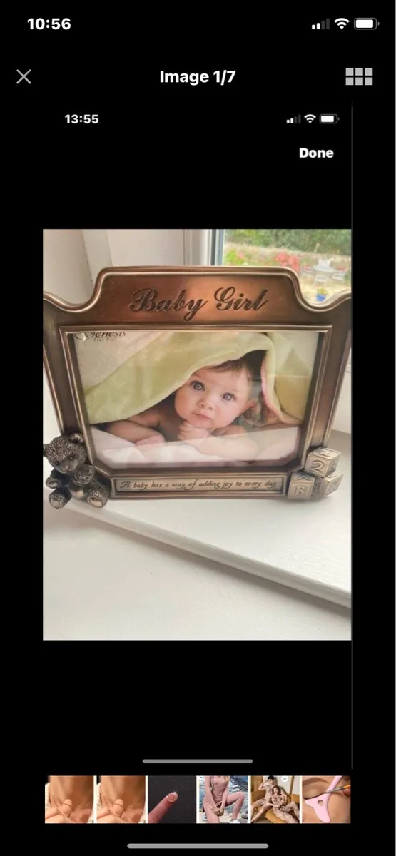 Genesis Bronze ‘Baby Girl’ Frame - Image 1