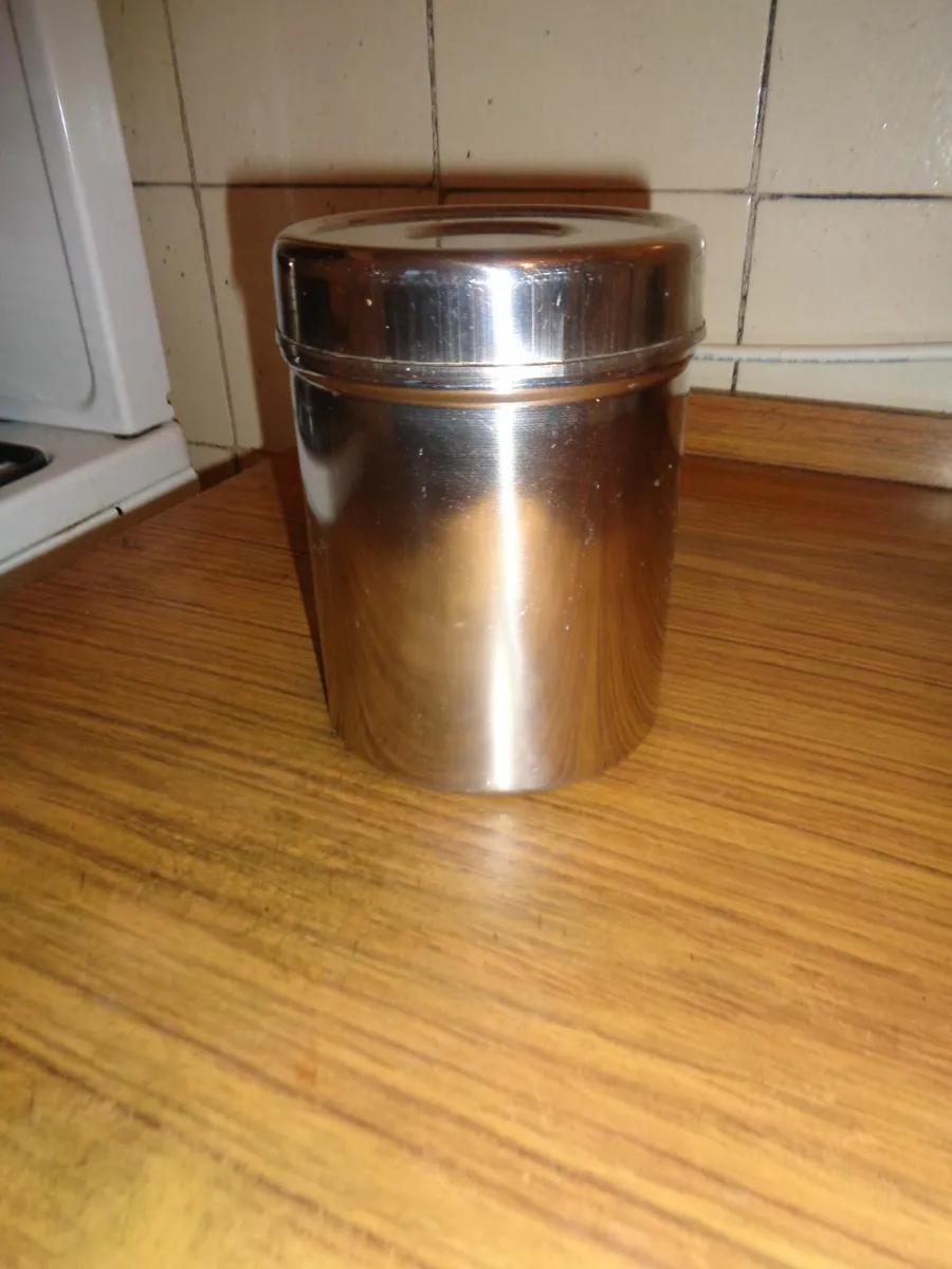Stainless Steel Container with Lid for Sale - Image 1