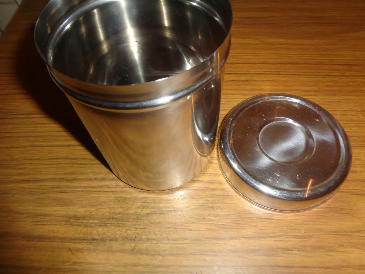 Stainless Steel Container with Lid for Sale - Image 2