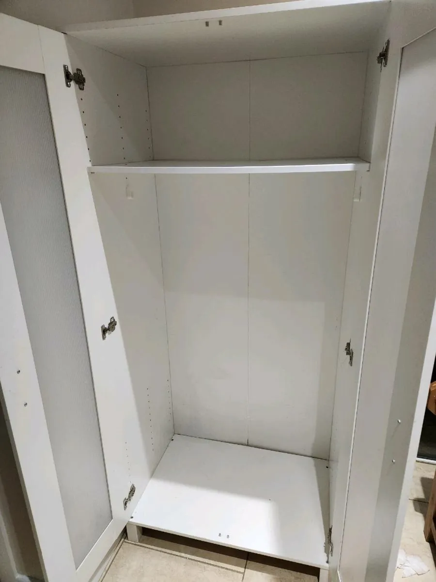 2X Wardrobes -Solid Pine and White Wood. DELI ERY - Image 3