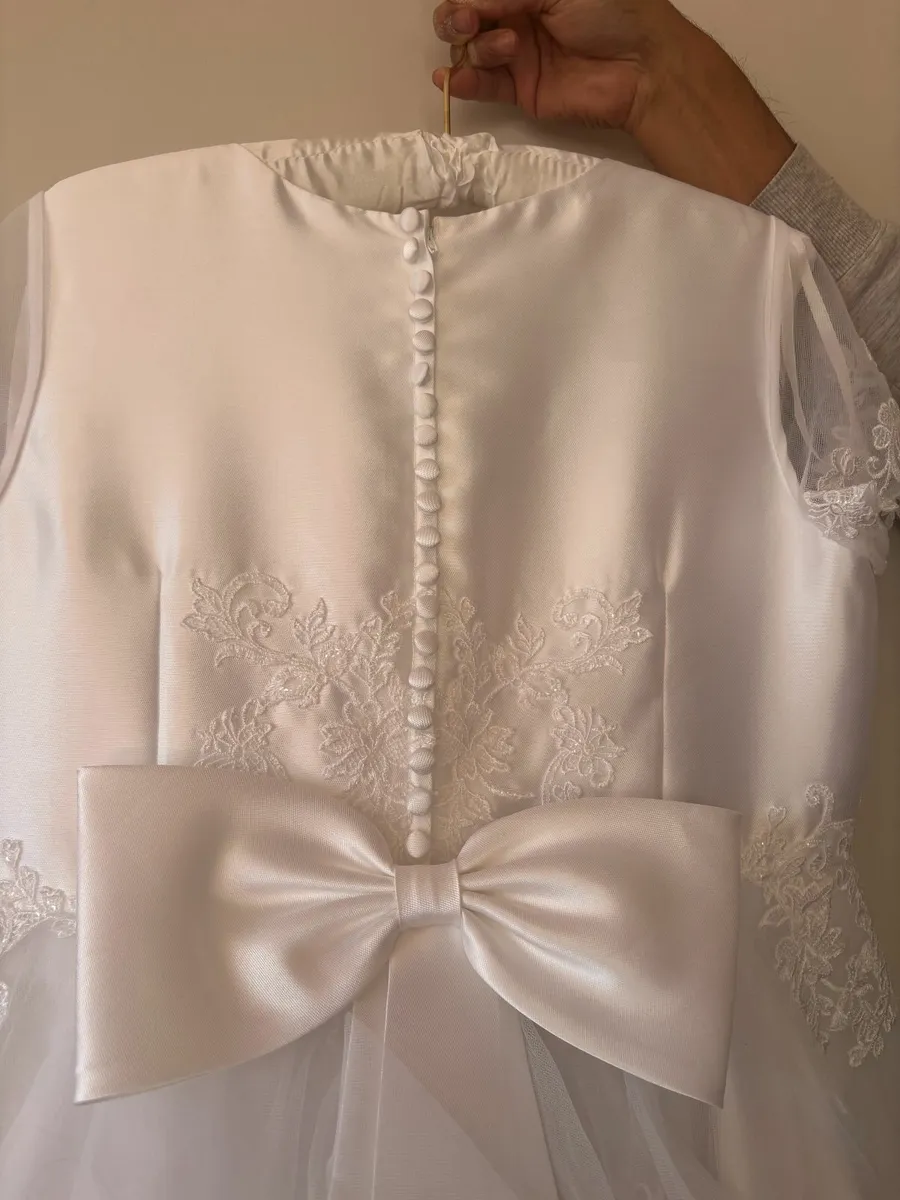 Kids Holy communion/Confirmation dress for 7-11 yr - Image 3