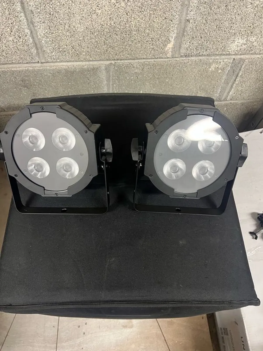 Eliminator Mega Hex L Par Lights ( Free Wall Washer included) - Image 2