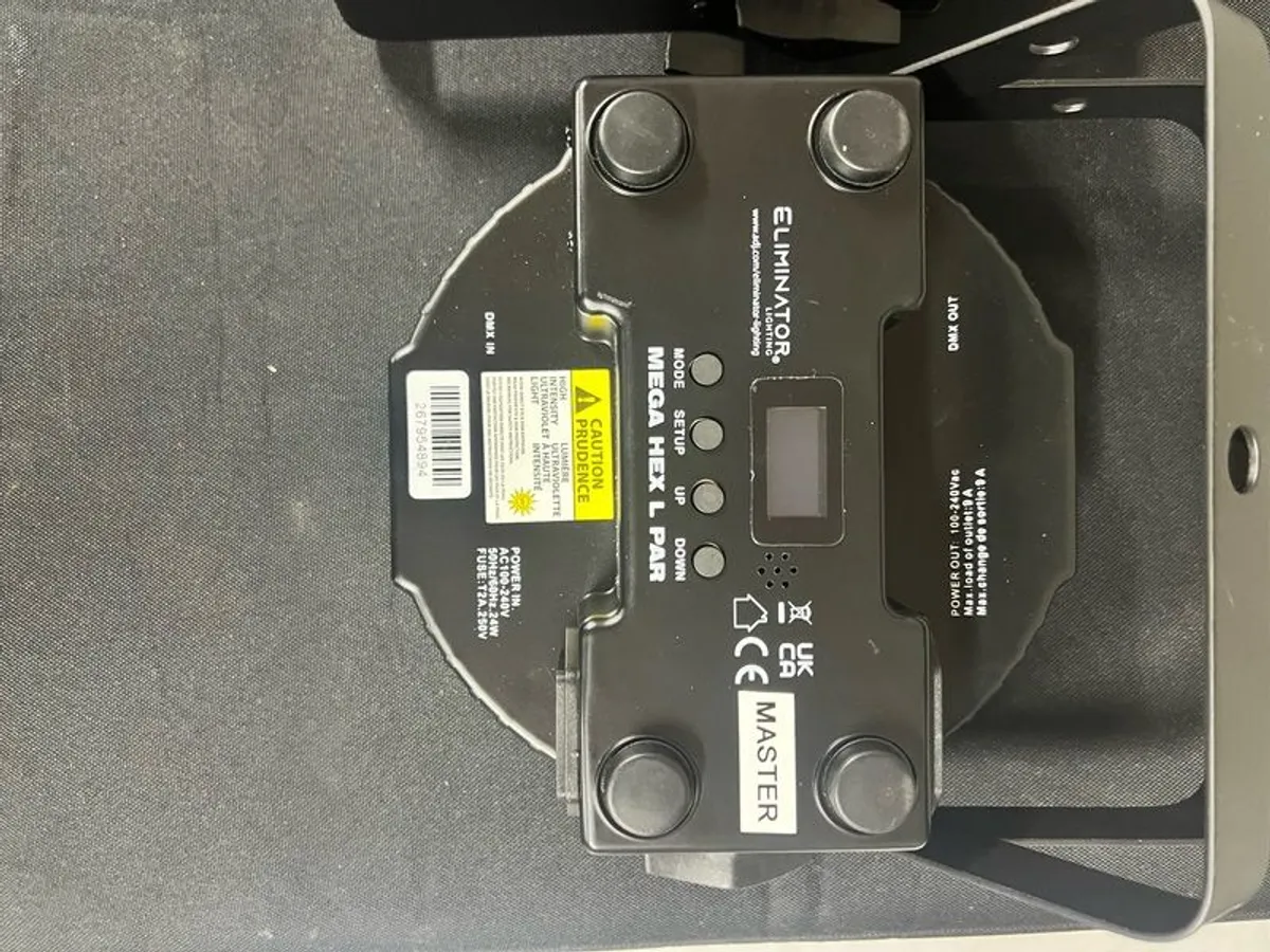 Eliminator Mega Hex L Par Lights ( Free Wall Washer included) - Image 4
