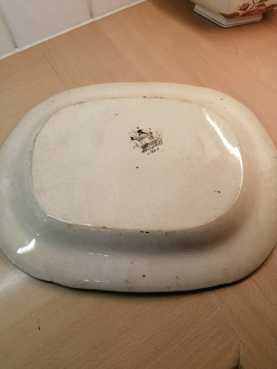 Antique Meat Platters - Image 4