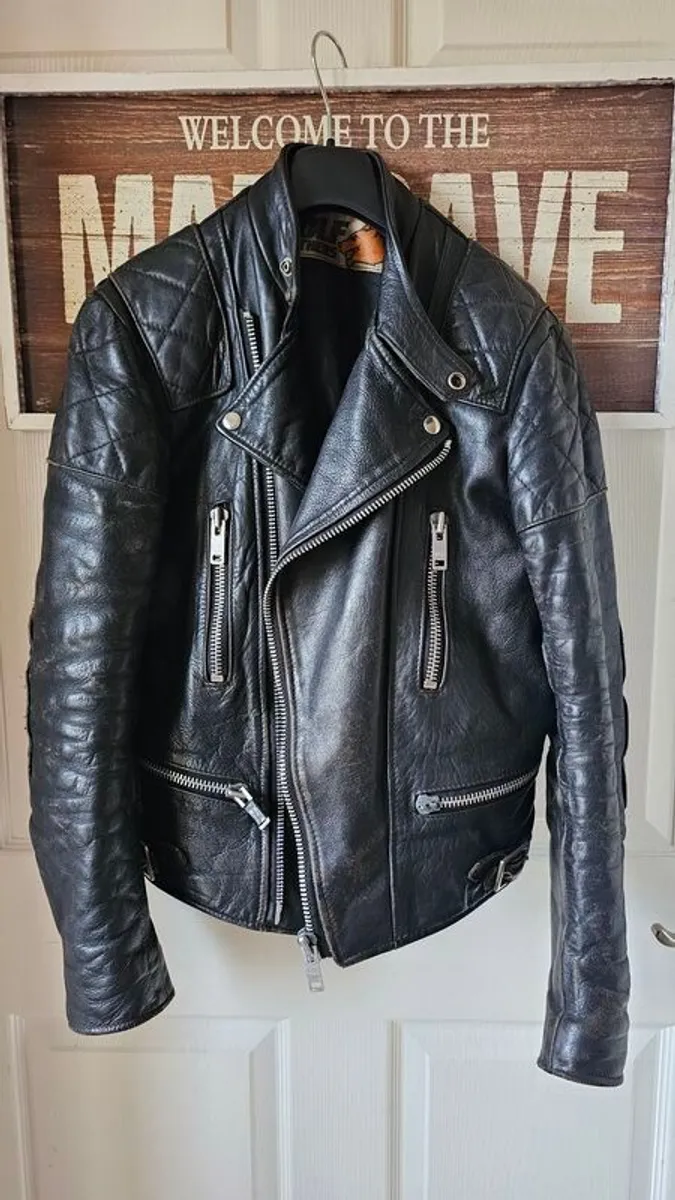 Vintage Leather Jacket - Image 1