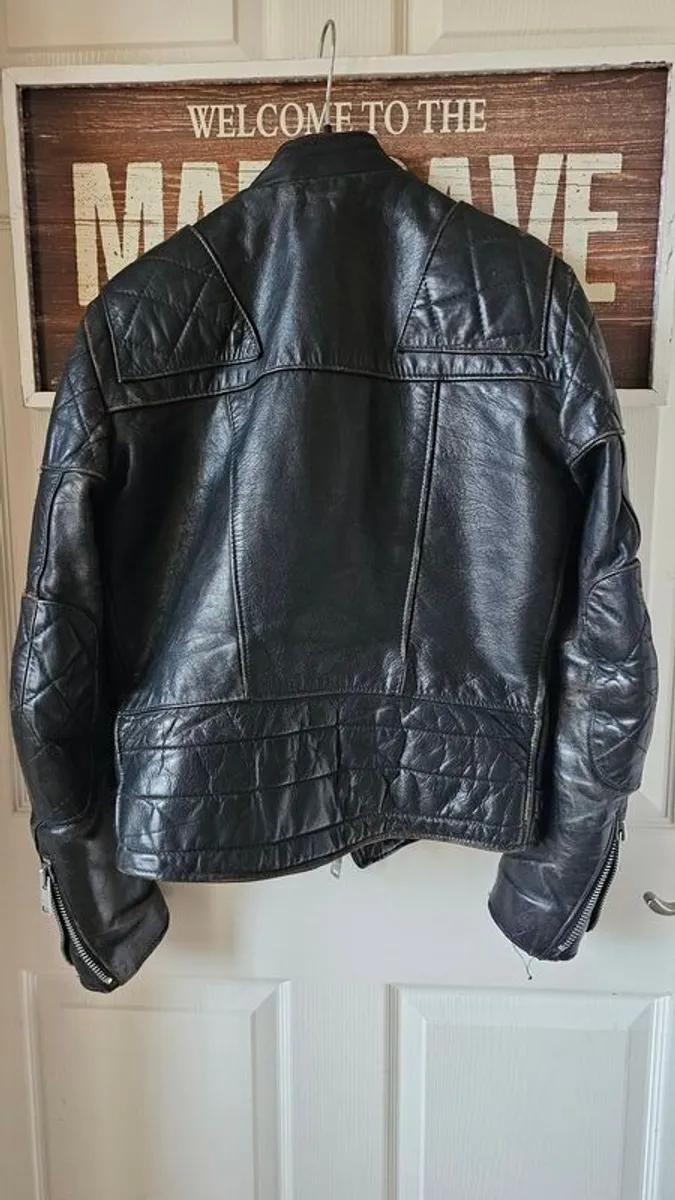 Vintage Leather Jacket - Image 2
