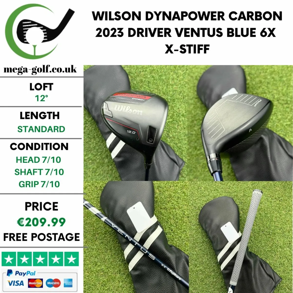 Wilson Dynapower Carbon 2023 Driver / 12° / X-Stif - Image 1