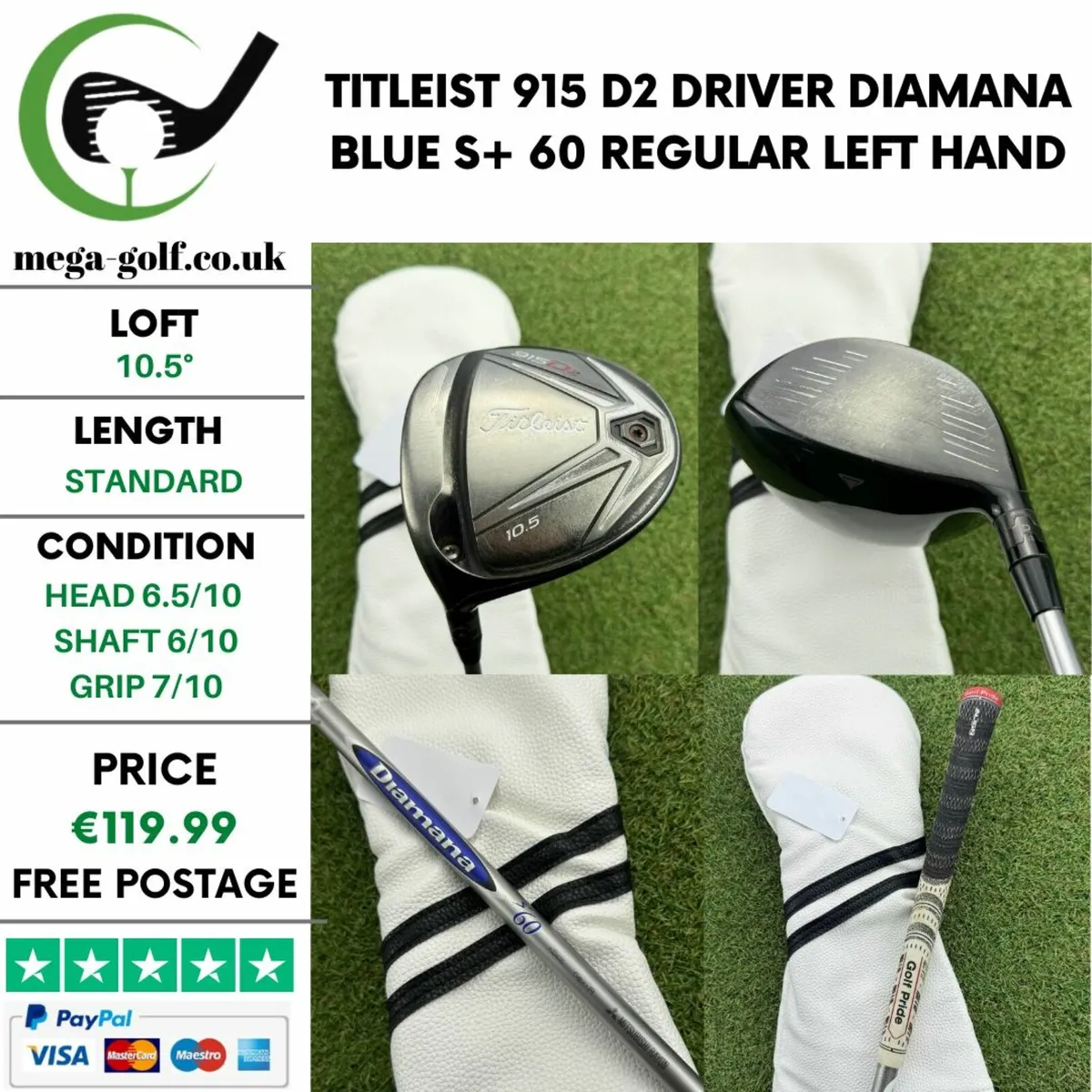 Titleist 915 D2 Driver / 10.5° / Regular - Image 1