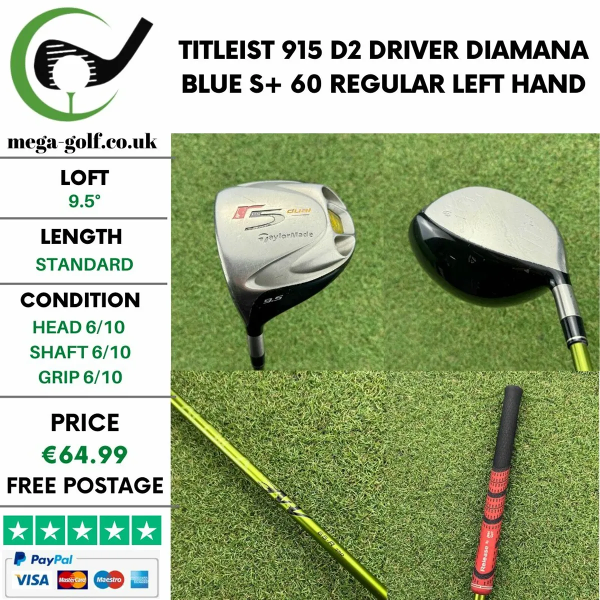 Taylormade R5 Dual Driver / 9.5° / Regular - Image 1