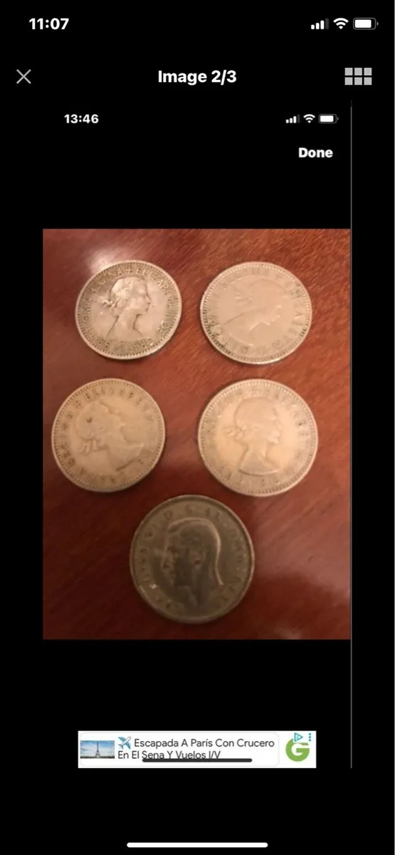 Vintage British Shillings - Image 2