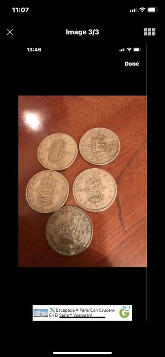 Vintage British Shillings - Image 3