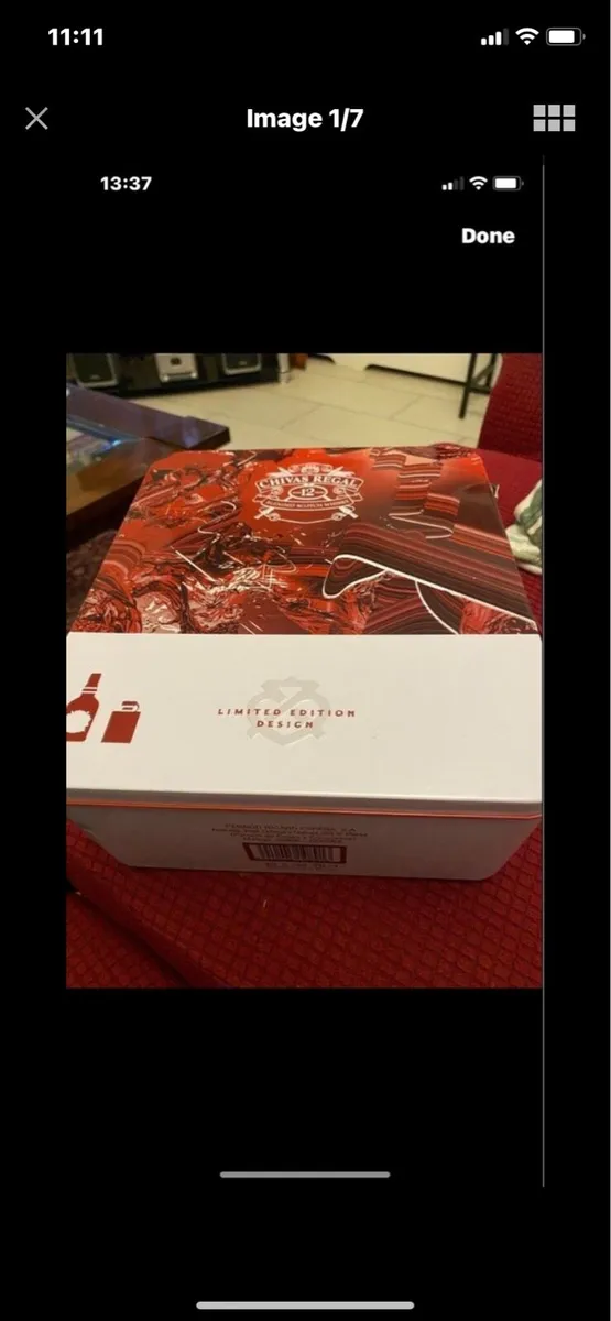 Limited Edition Large Chivas Regal Metal Box - Image 1